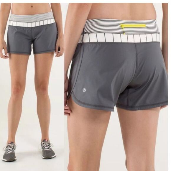 Lululemon Groovy Run Shorts Dark Gray Athletic Size 10 - Picture 5 of 8